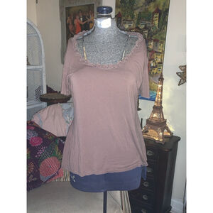 Cydney Mar Brown T-Shirt pink 🇨🇦 xl